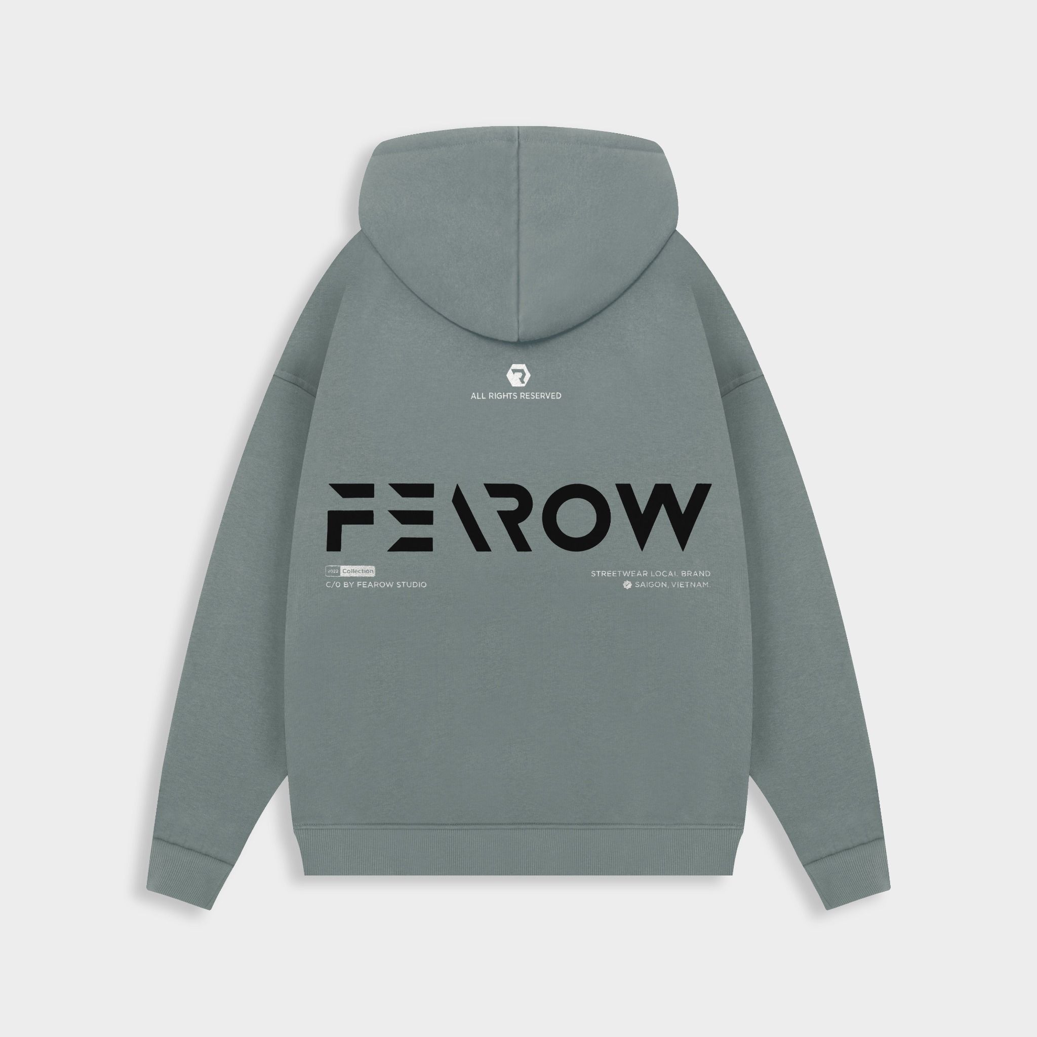  Hoodie Zip Fearow Signature 2022 / Grey Color 