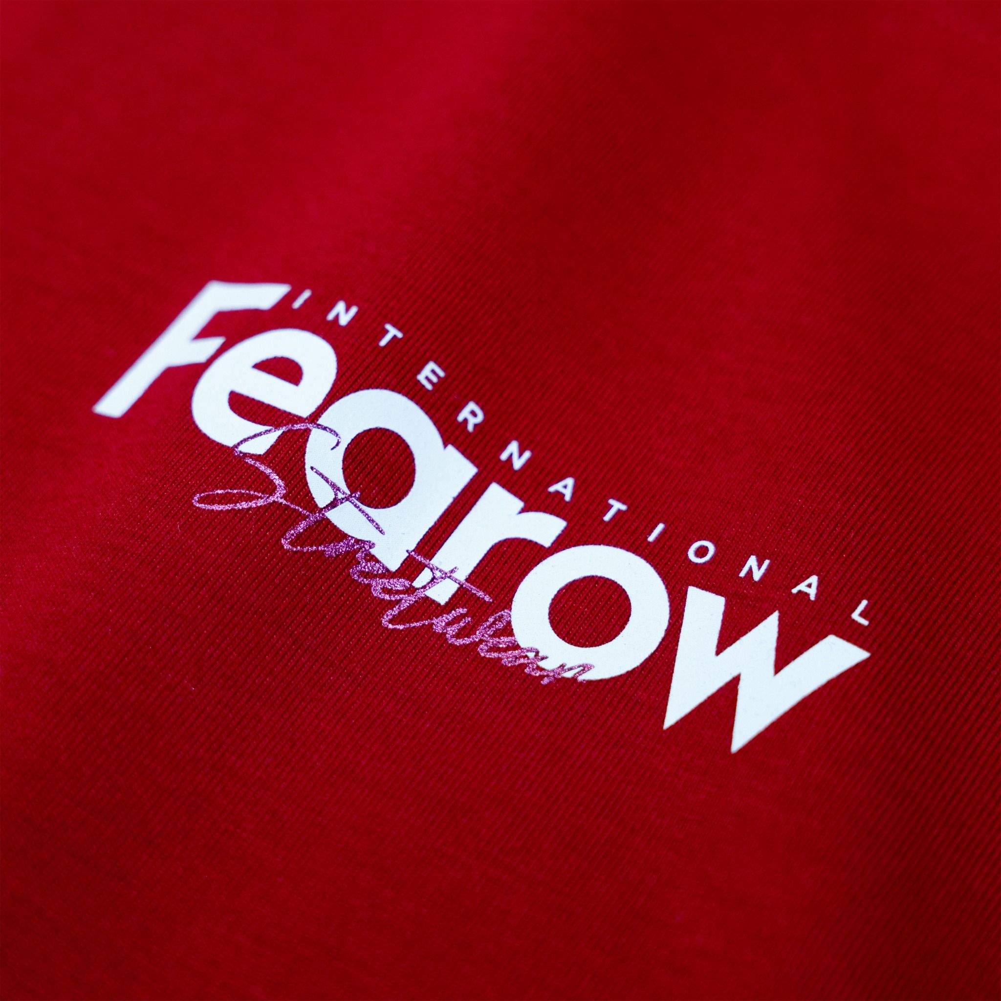  MULTIFONT TEE / RED COLOR 