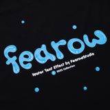  WATER TEXT TEE / BLACK 