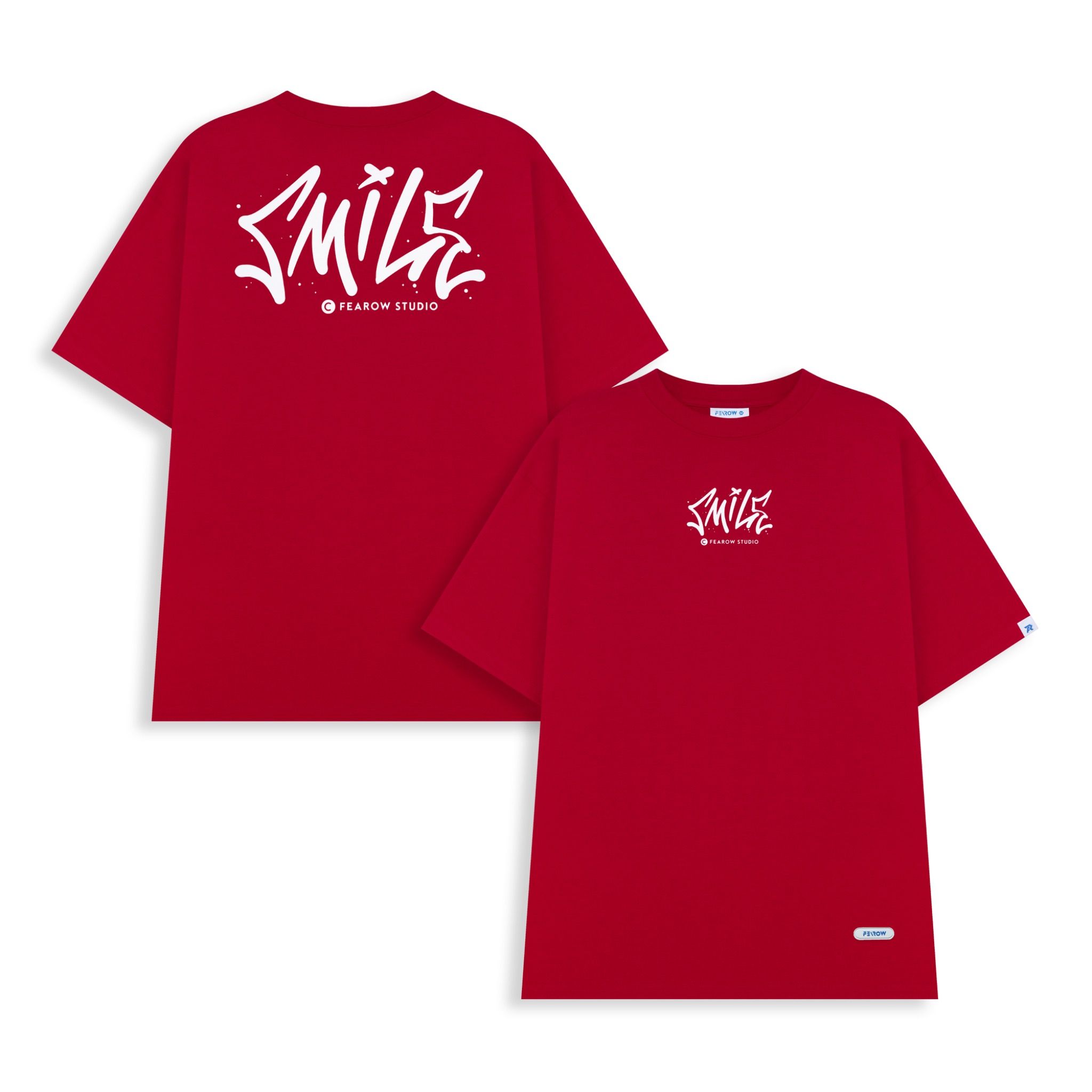  SMILE TEE / RED COLOR 