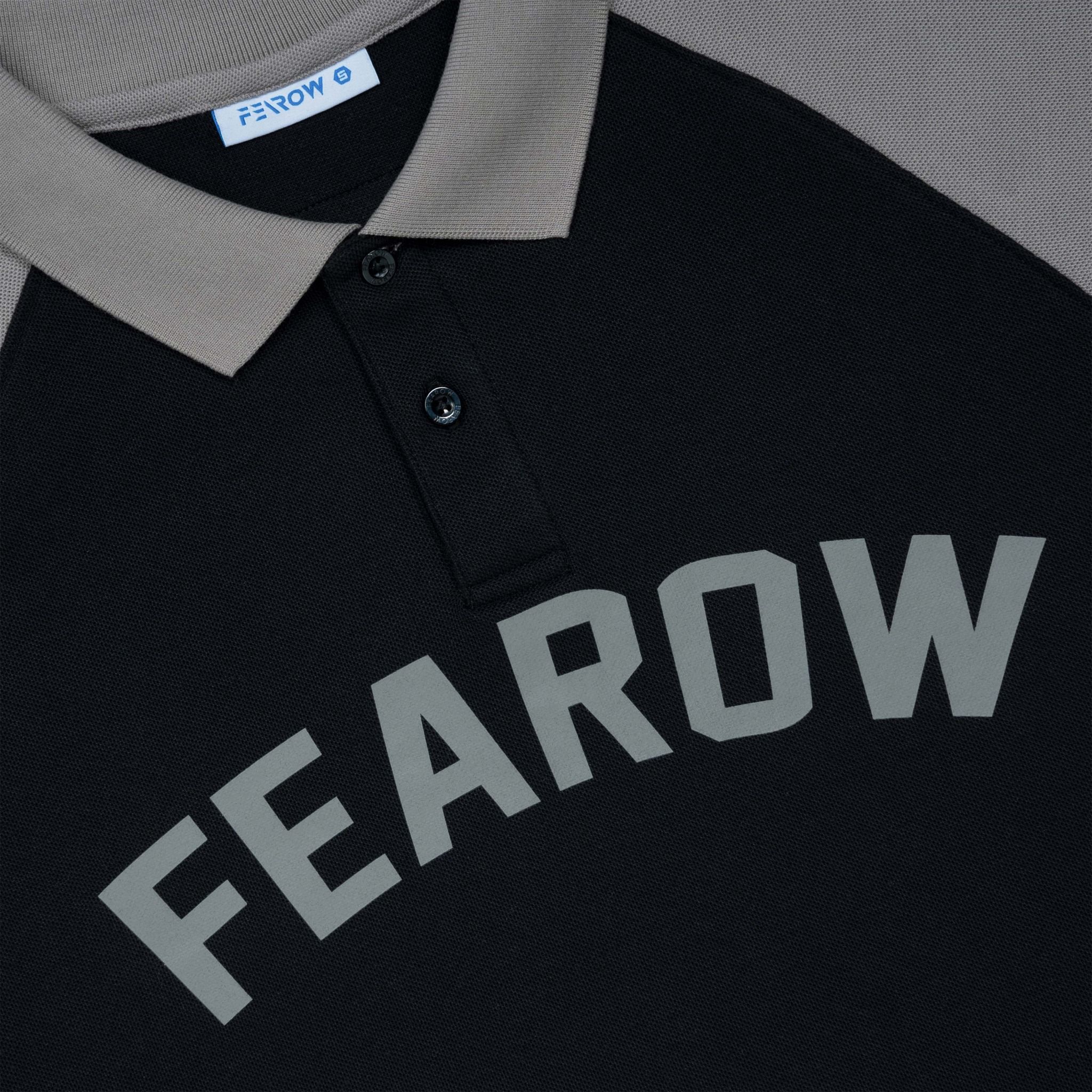  Polo Raglan Fearow Basic 2023 / Black & Gray 