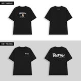  Fearow Double Tee Collection - Pixel Corgi / Black 