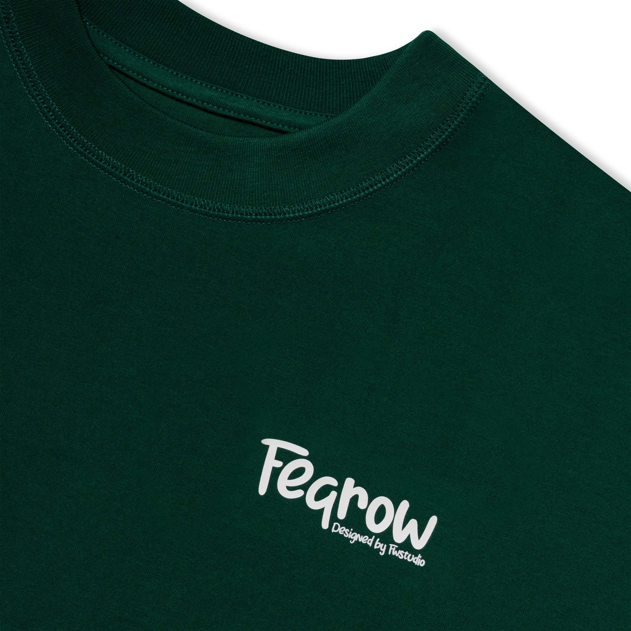  Fearow Double Tee Collection - Pixel Corgi / Deep Green 