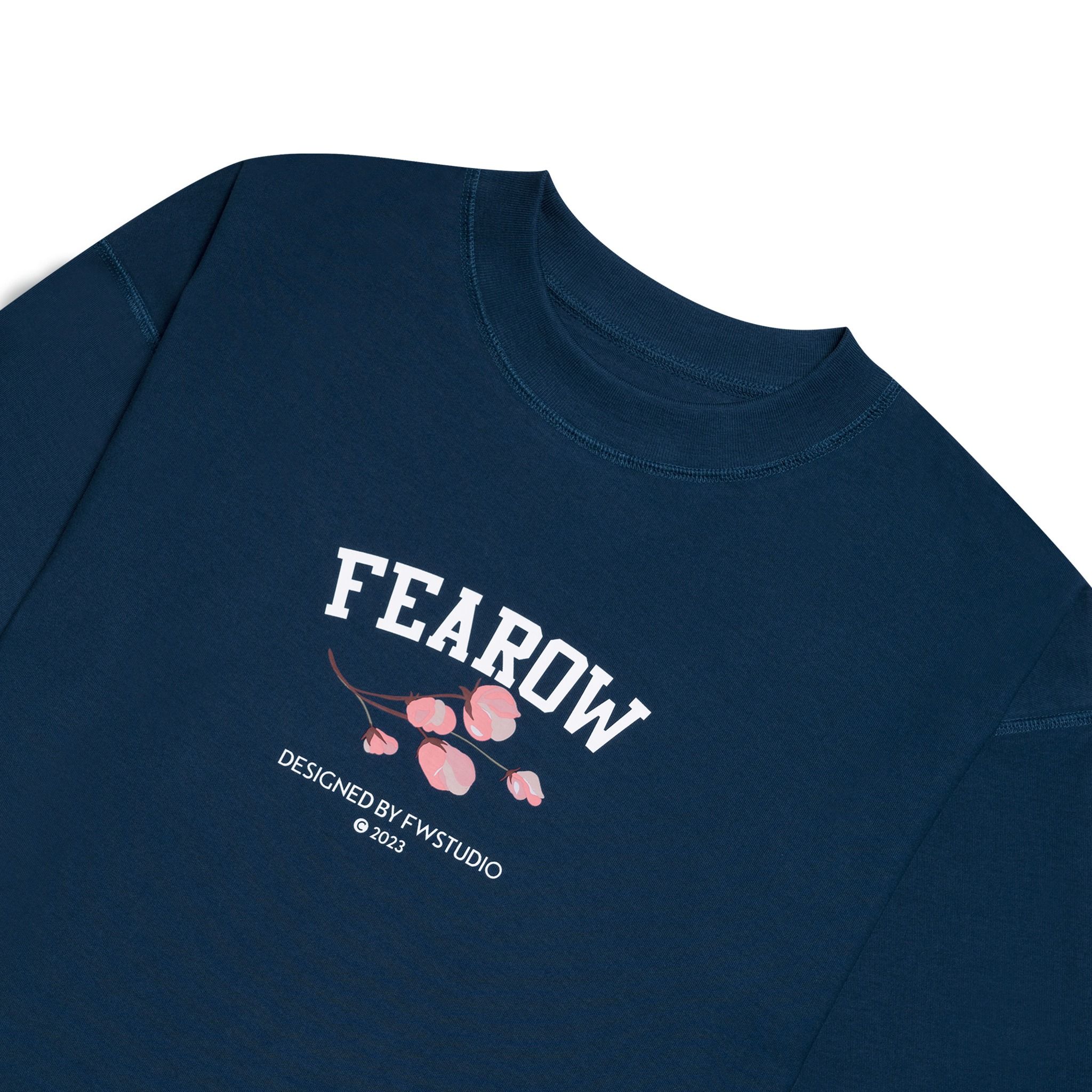  Fearow Double Tee Collection - Floral / Navy 