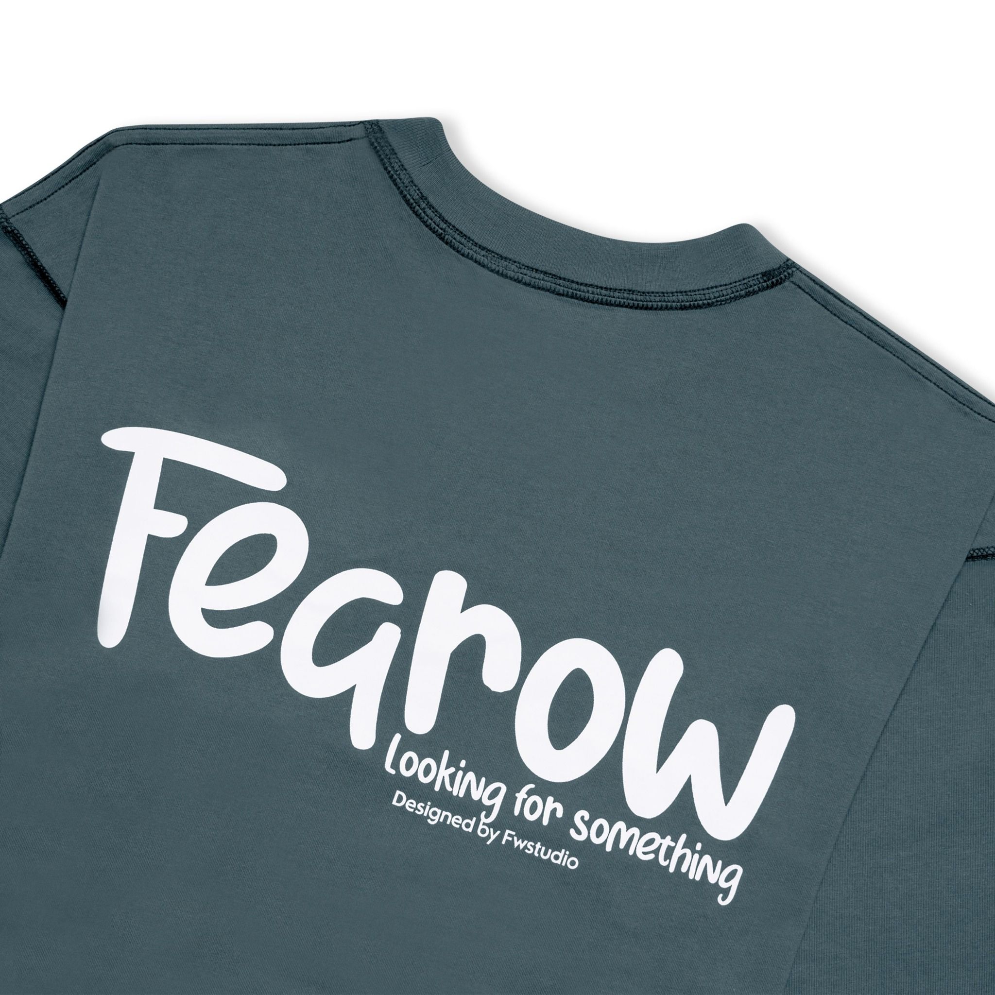  Fearow Double Tee Collection - Pixel Corgi / Dark Slate 