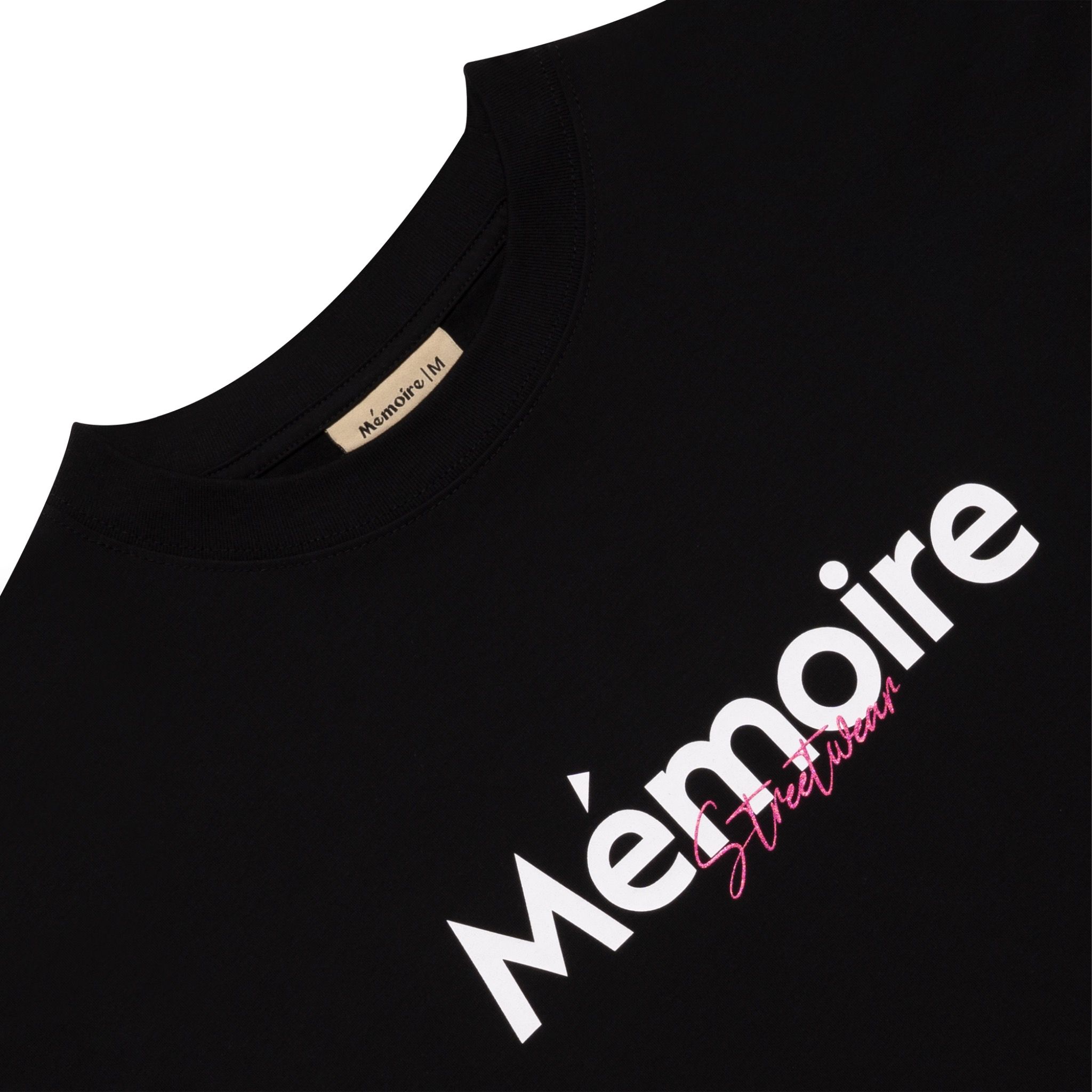  BASIC MÉMOIRE TEE / BLACK COLOR 