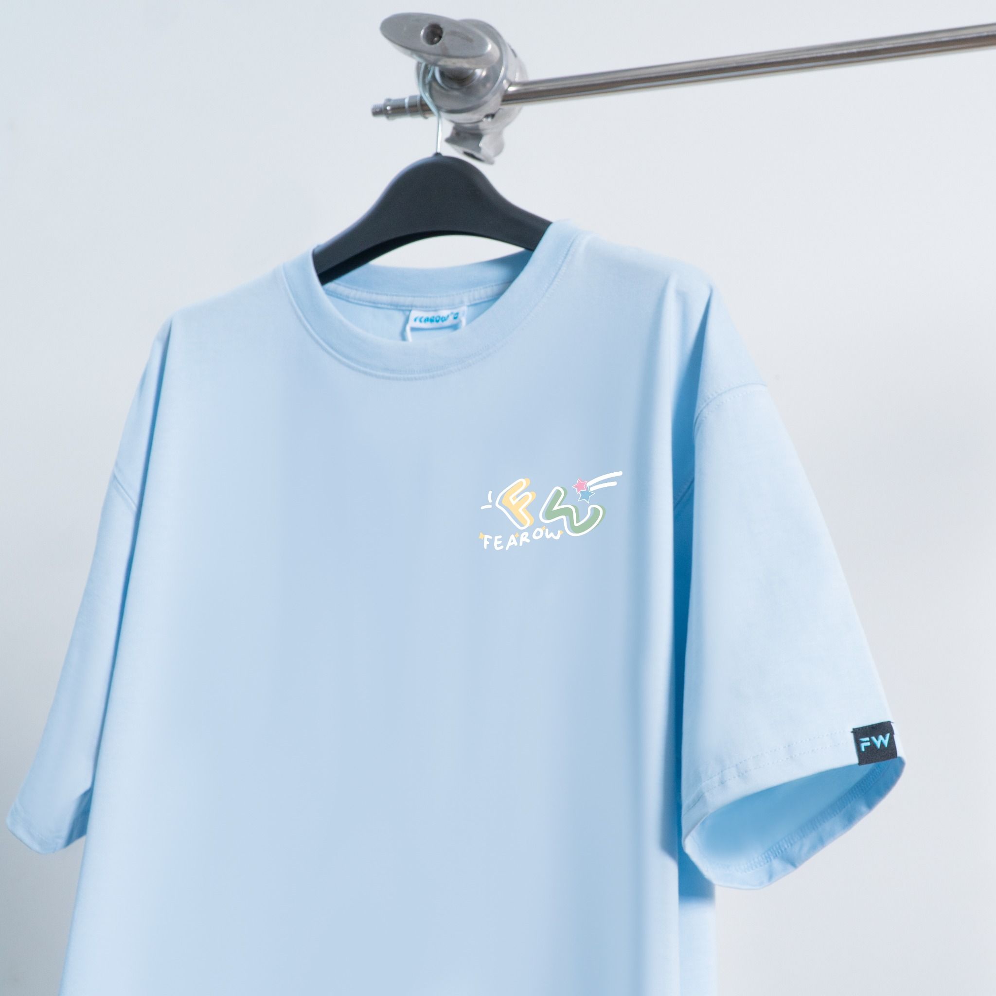  Sweet Rainbow Tee - Sky Blue 