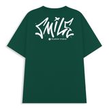  SMILE TEE / GREEN COLOR 