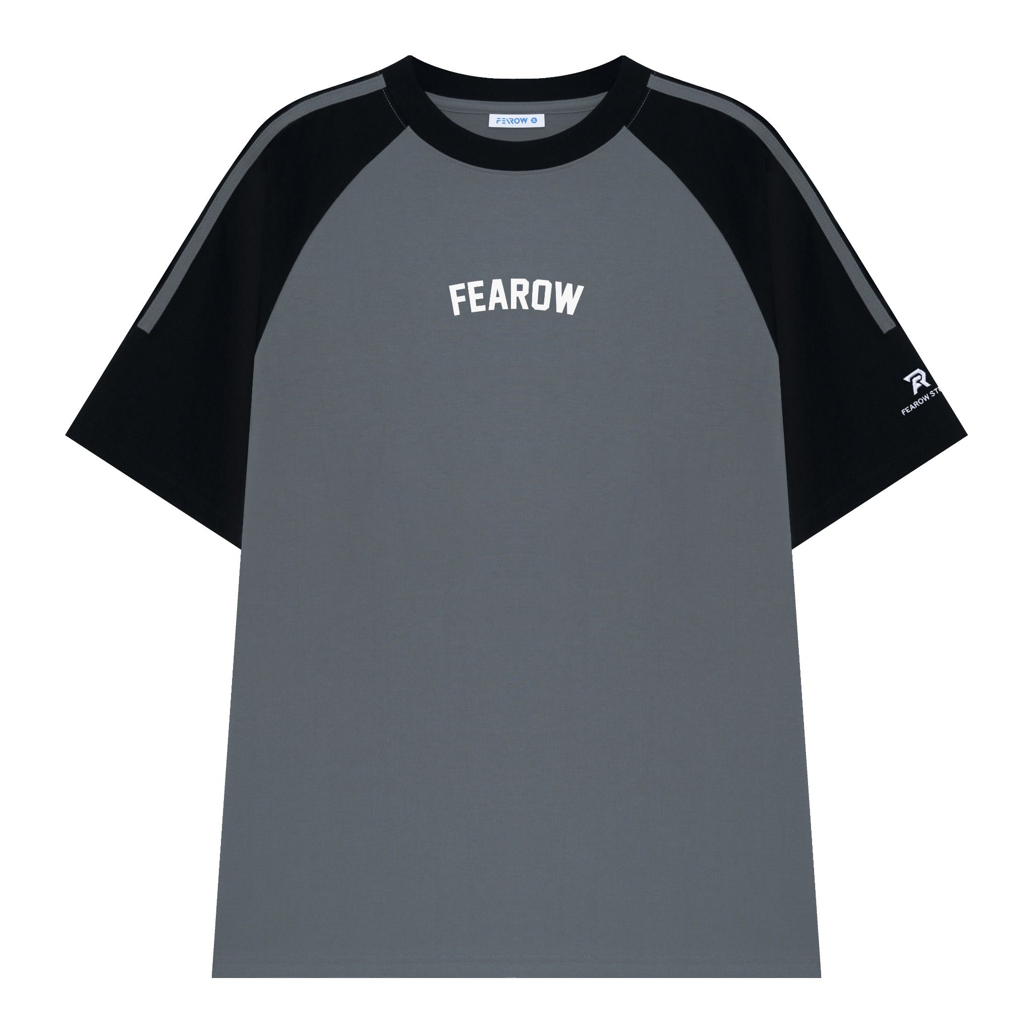  Fearow Raglan Basic Tee In / Gray & Black 