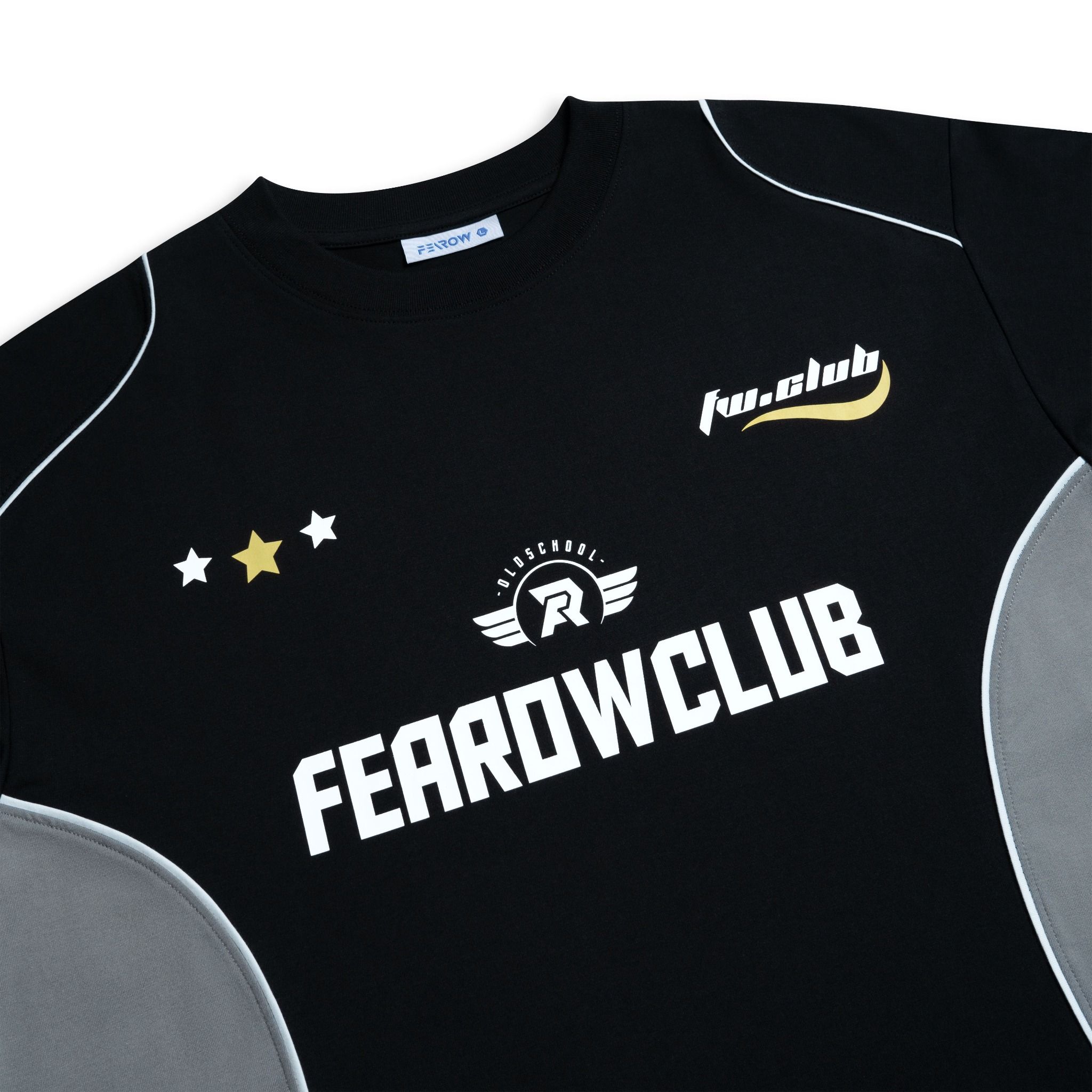  Ferow Sports Club Tee / Black & Gray 