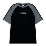  Fearow Raglan Basic Tee Thêu / Black & Gray 