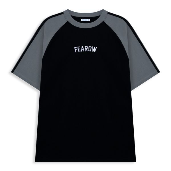  Fearow Raglan Basic Tee Thêu / Black & Gray 