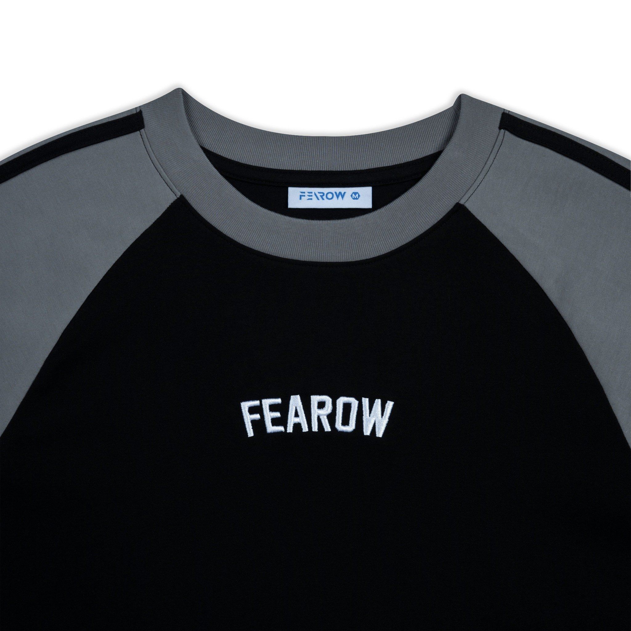  Fearow Raglan Basic Tee Thêu / Black & Gray 