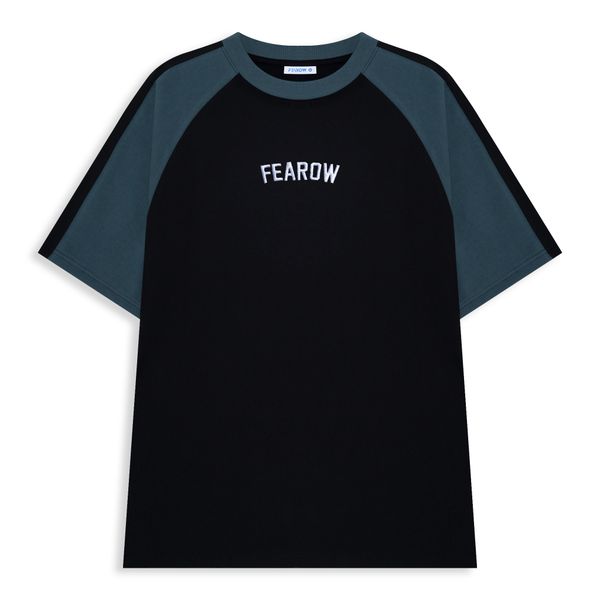  Fearow Raglan Basic Tee Thêu / Black & Dark Slate 