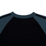  Fearow Raglan Basic Tee Thêu / Black & Dark Slate 