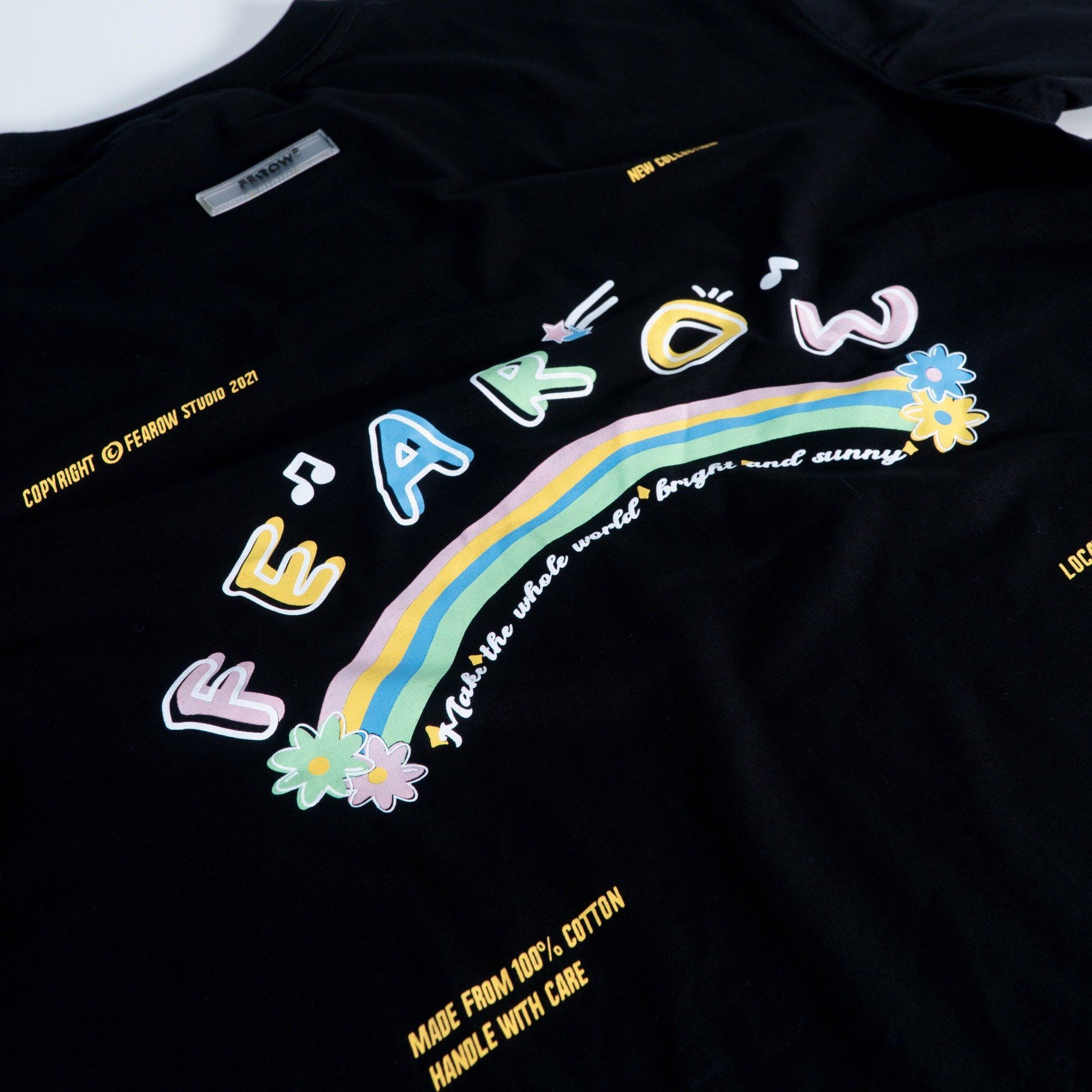  Sweet Rainbow Tee - Black 