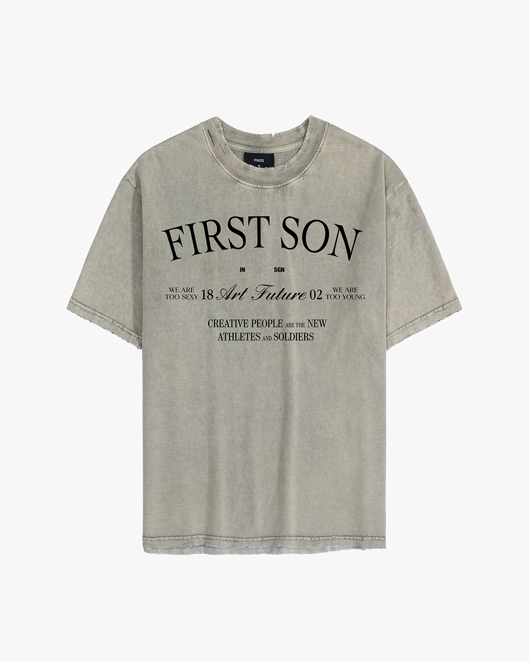  TWG14 - 'FIRST SON' VINTAGE TEE - SAND 