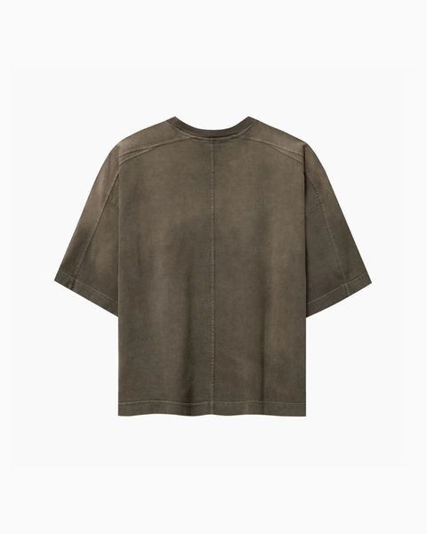  TSW13 - 'INTROVERSE' BOXY VINTAGE TEE - GREEN SMOKE 