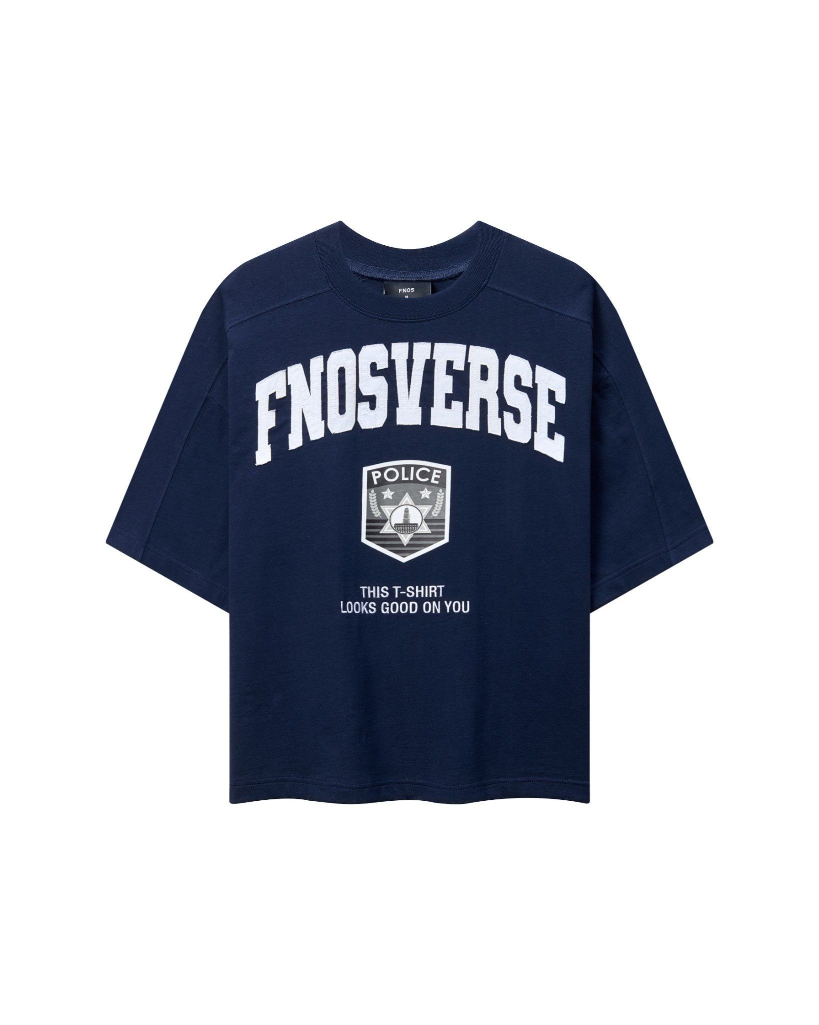  TSG42 - BLUE SHIELD BOXY T-SHIRT - NAVY 