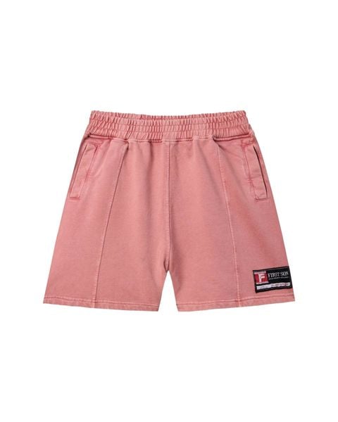  SNW4 -  'ACTIVE' WASHED SHORTS - PINK 