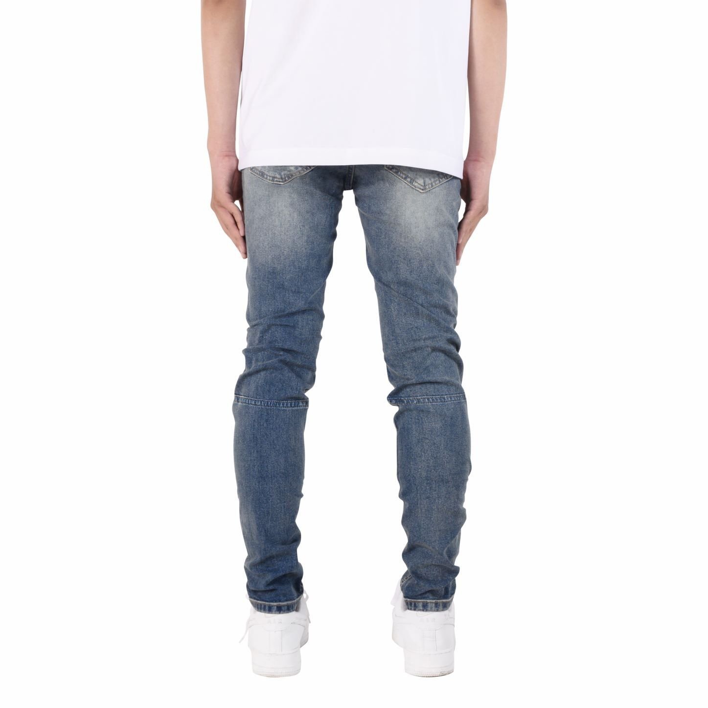  NZ11 - RIPPED JEANS - DARK BLUE 