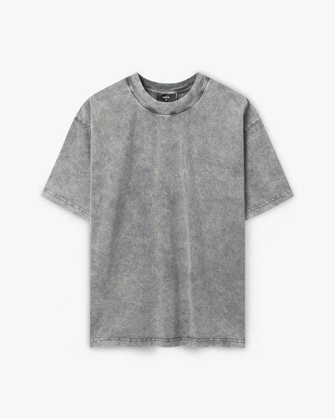  TSW5 - BLANK WASHED TEE - ASH GREY 