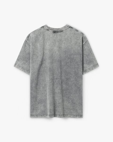  TSW5 - BLANK WASHED TEE - ASH GREY 
