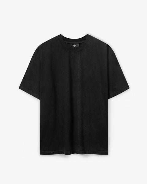 TSW1 - BLANK WASHED TEE - BLACK 
