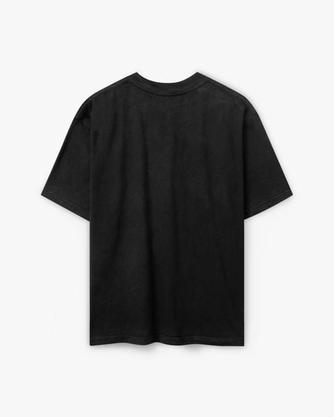  TSW1 - BLANK WASHED TEE - BLACK 