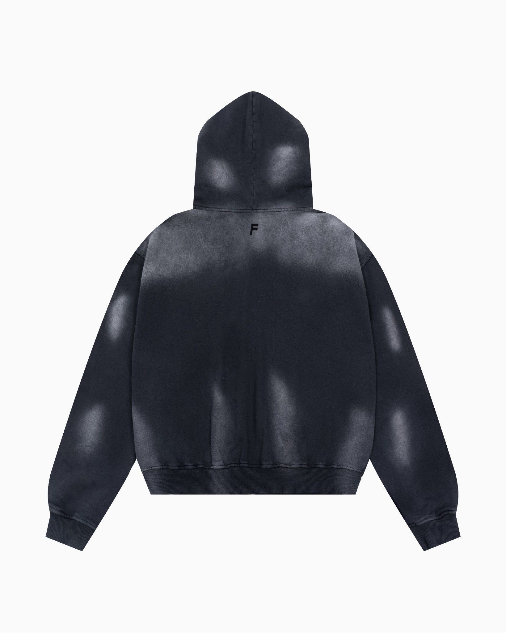  HD7 - 'INTROVERSE' DOUBLE ZIP HOODIE - DARK WASH 