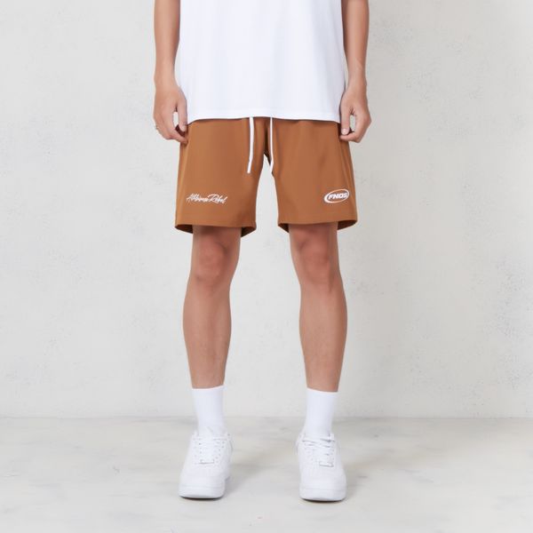  SP7 - ATHLEISURE REBEL BASIC SHORTS - MUSTARD 