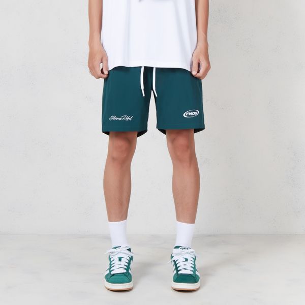  SP6 - ATHLEISURE REBEL BASIC SHORTS - RACING GREEN 