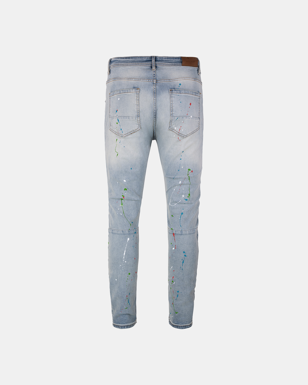  Z20 - SPLASH ZIPPER JEANS - INDIGO 