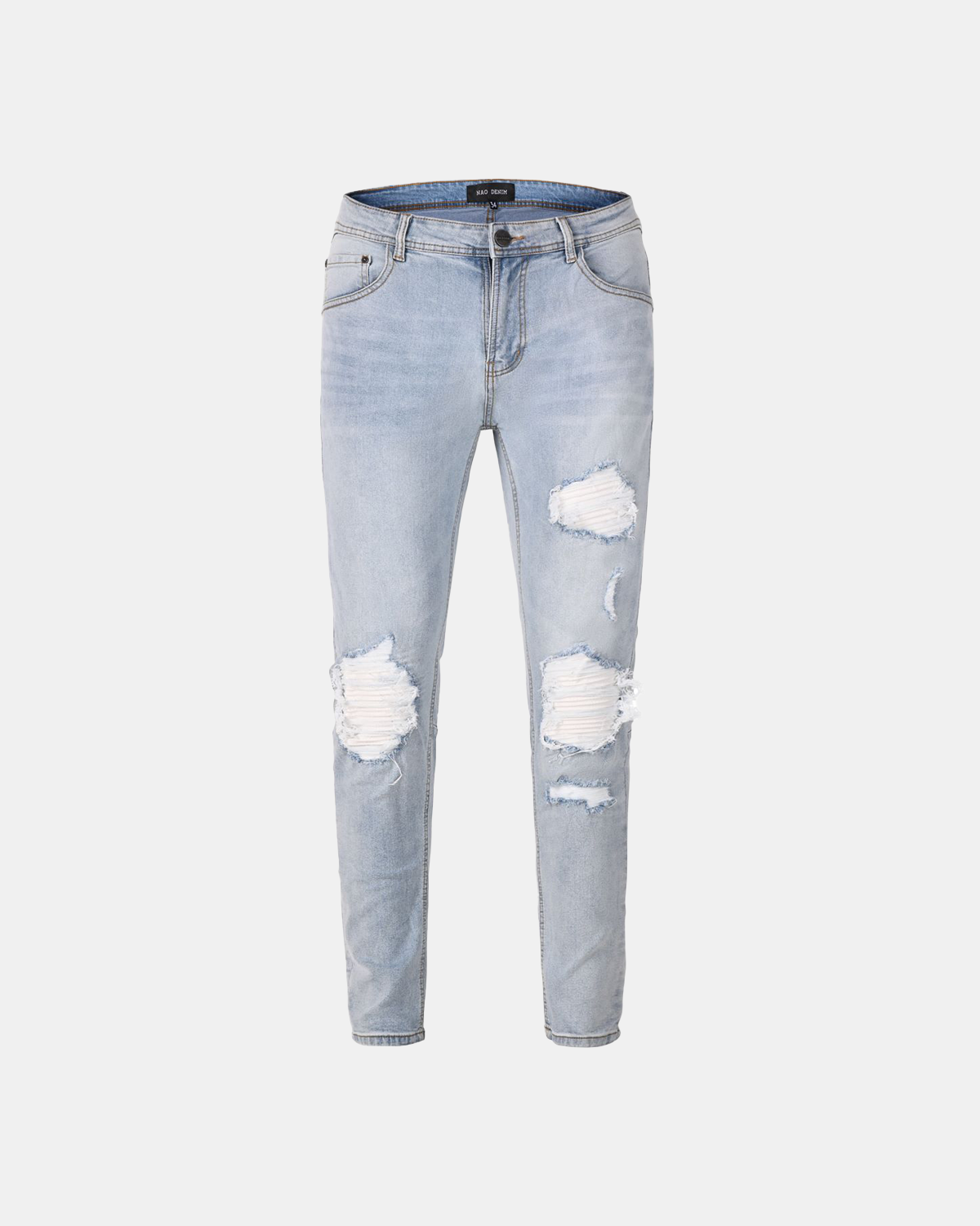  NZ41 - BIKER DENIM - LIGHT BLUE V2 