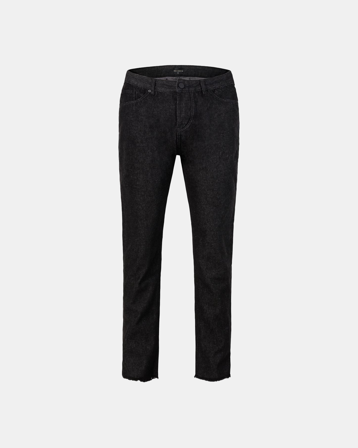  RL3 - RELAXED JEANS WITH SPLIT HEMS - VINTAGE BLACK 