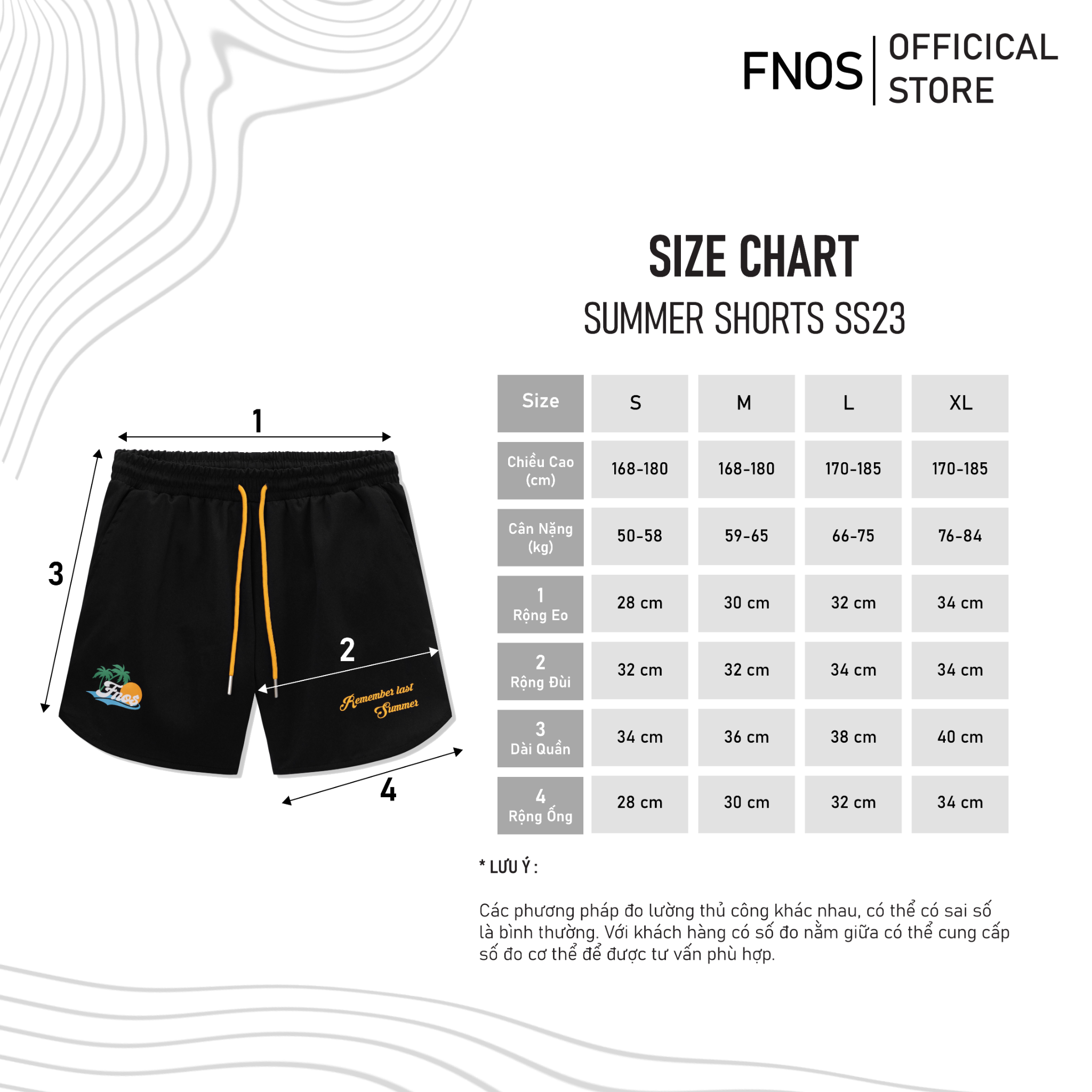  SP10 - SUMMER SHORTS SS23 - FLAT WHITE 