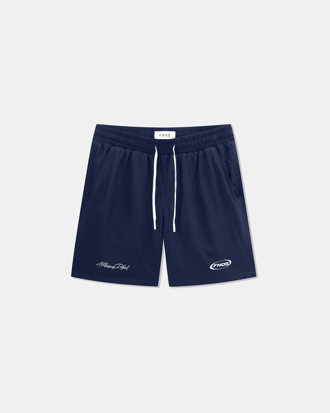  SP5 - ATHLEISURE REBEL BASIC SHORTS - NAVY BLUE 