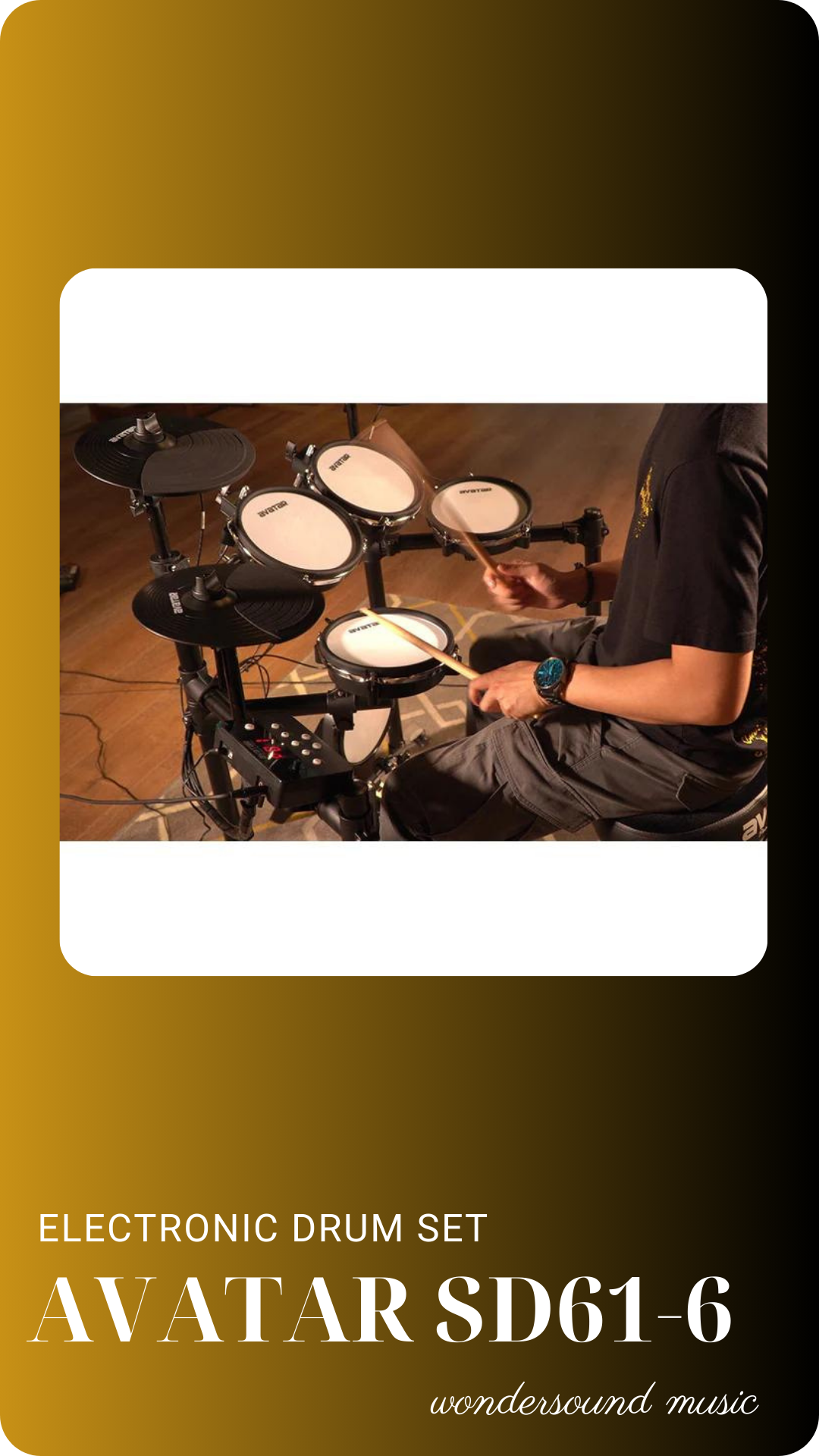  ELECTRONIC DRUM SET AVATAR SD61-6 