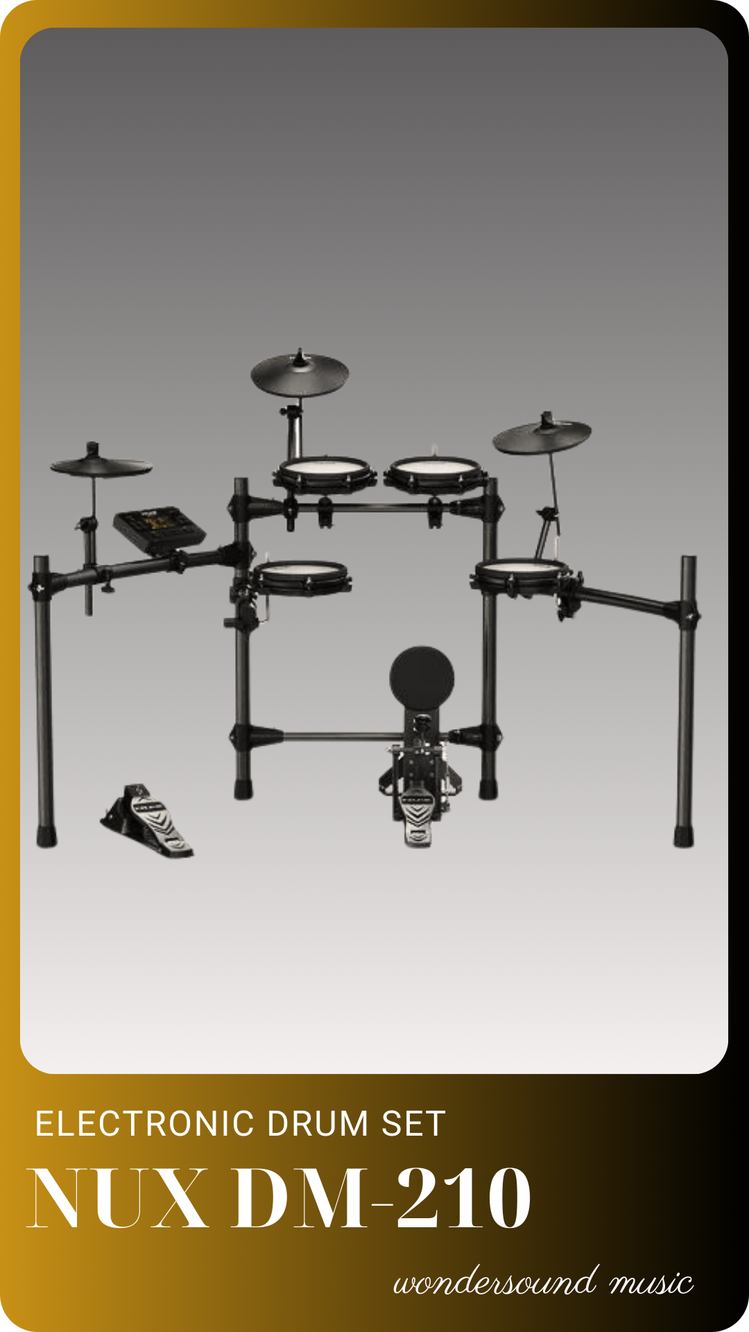  ELECTRONIC DRUM SET DM-210 