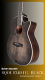  ACOUSIC GUITAR SQOE S340-FG BLACK 