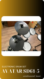  ELECTRONIC DRUM SET AVATAR SD61-5 