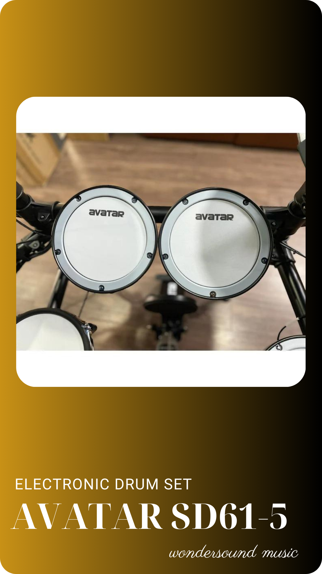  ELECTRONIC DRUM SET AVATAR SD61-5 