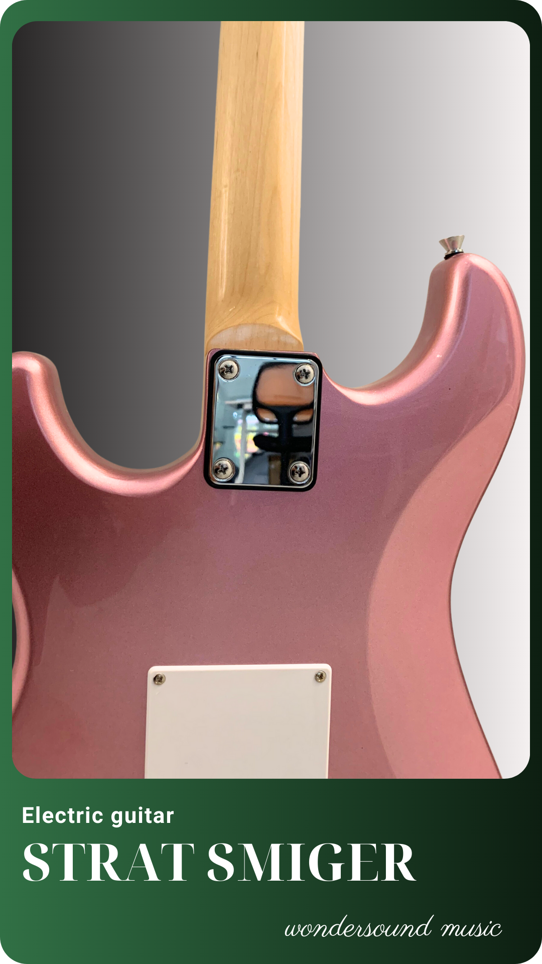  ELECTRIC GUITAR SMIGER LG2 PINK/ GOLD/ BLUE 