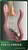  ELECTRIC GUITAR SMIGER LG2 PINK/ GOLD/ BLUE 