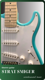  ELECTRIC GUITAR SMIGER LG2 PINK/ GOLD/ BLUE 