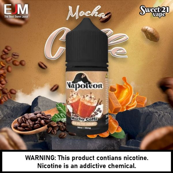 Sweet 21 Napoleon Mocha Coffee Salt Nic 30ml DLink Vapor