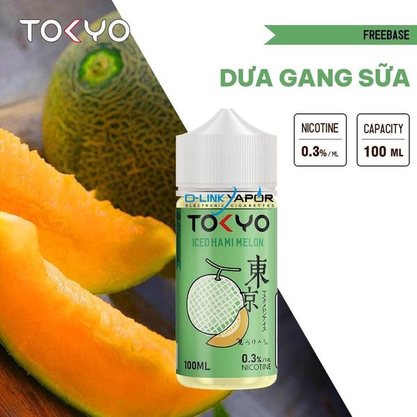 Tokyo Juice - Ice Hami Melon (Dưa Lưới Lạnh ) Freebase 100ml