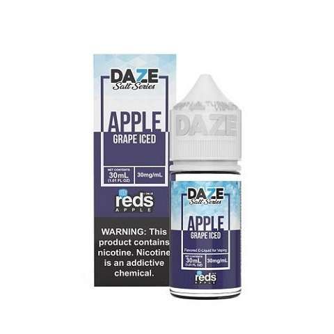 Grape Iced (Nho lạnh) - Reds Apple Nic Salts Eliquid by 7 Daze - 30ml