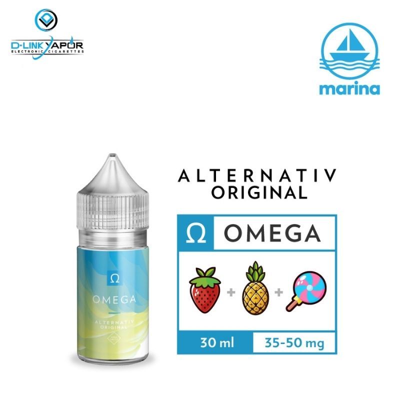 Alternative Omega Ice V2 ( Dâu & Chanh & Dứa) Salt Nic 30ml DLink Vapor