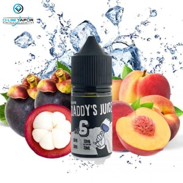 Daddy’s Juice - No.6 (Măng Cụt Đào Lạnh) Salt Nic 30ml